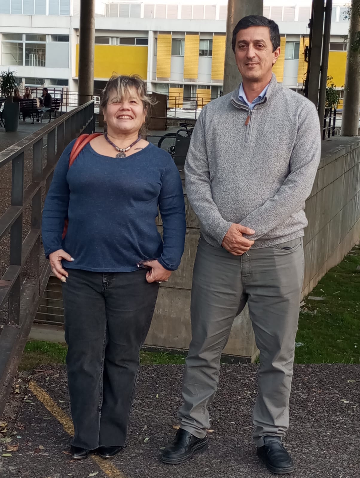 Ana Hernández y Luis Fernández, equipo a cargo de los refugios de AtuAlcance
